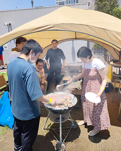 BBQの様子1